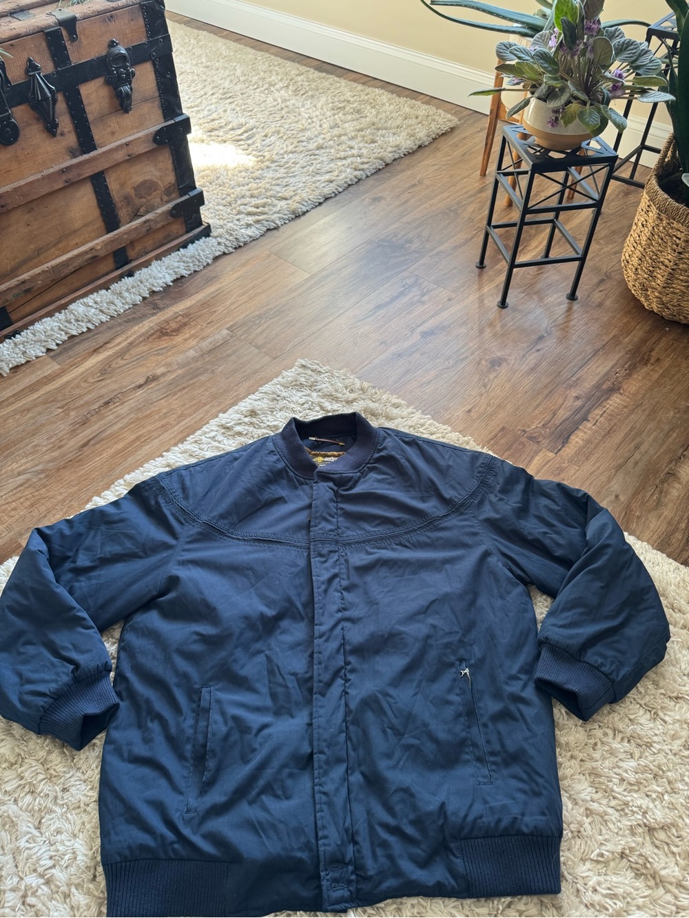 Unique Vintage Derby of San Francisco Navy Bomber Jacket